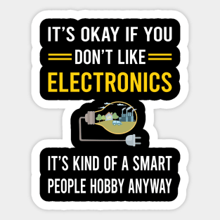 Smart People Hobby Electronics Sticker